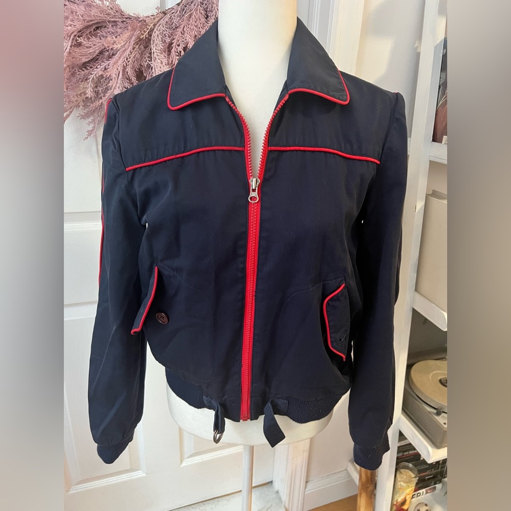 Navy bomber jacket